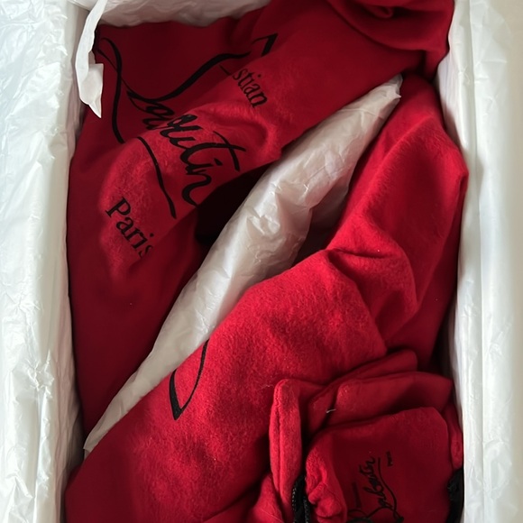 $1300 Christian Louboutin White Spikes - Picture 6 of 7